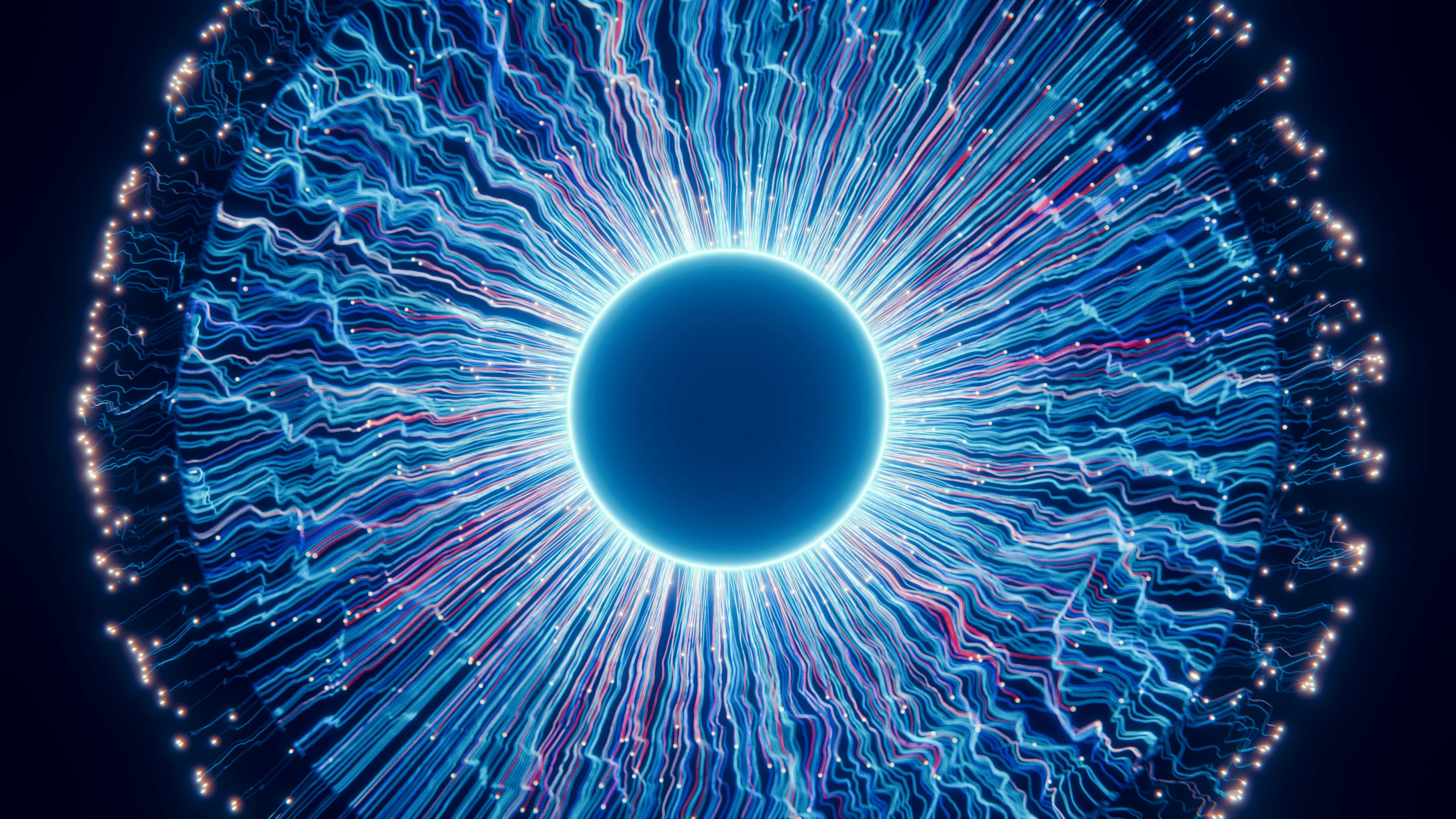 AI Eye Illustration Background